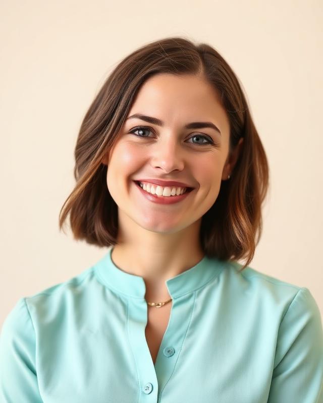 Portrait of Kristina, English teacher